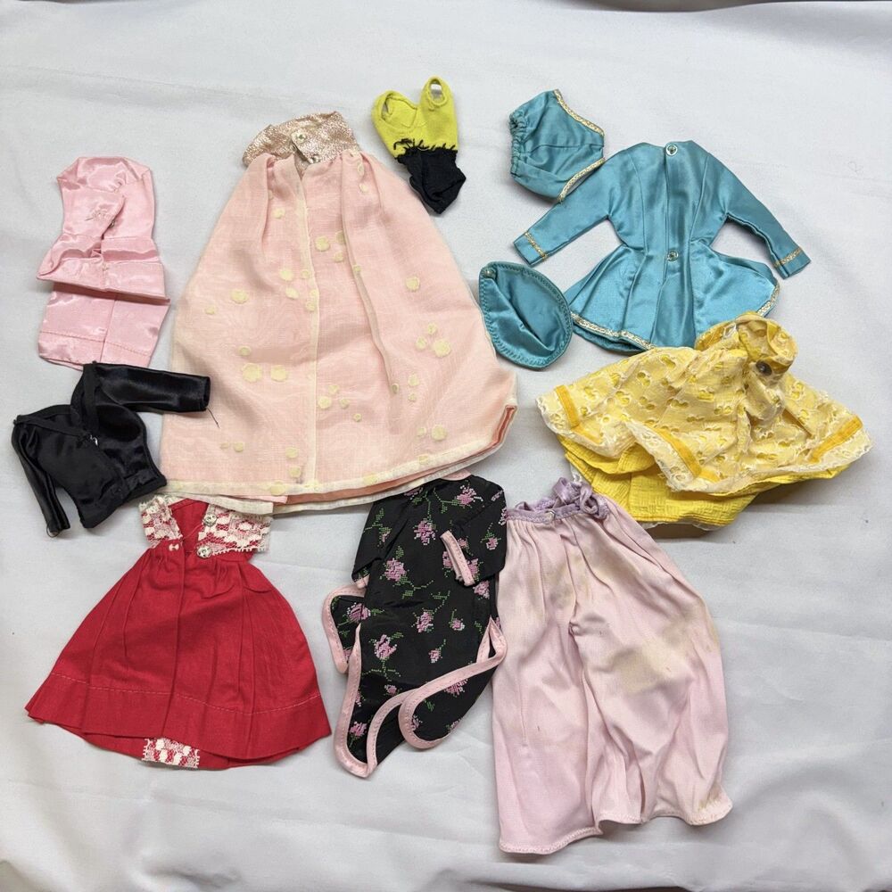 60s-80s Barbie and doll Clone Clothes Lot for Display, Repair , TLC READ - Picture 4 of 15